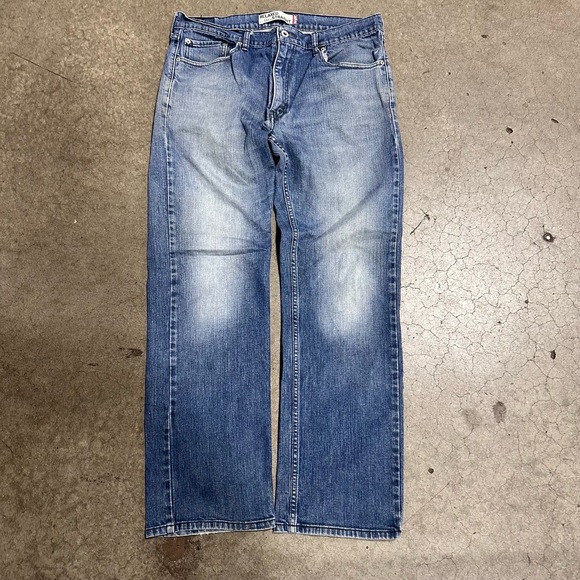 Levi's Mens Pants Size 36x32 Blue Wide Leg Baggy 5 Pocket Relaxed Vintage - Picture 5 of 8